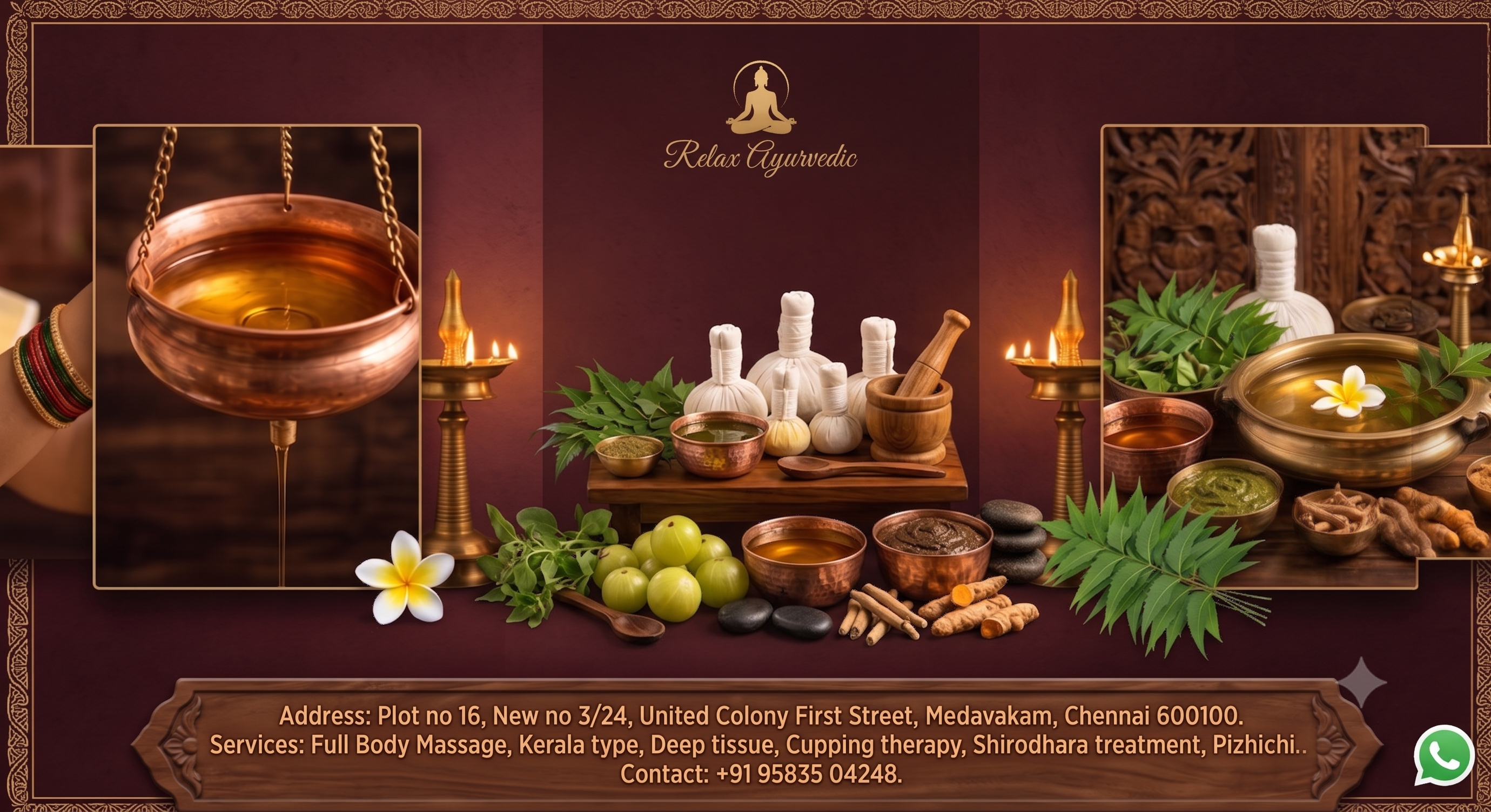 Experienced Kerala-trained Ayurvedic therapists at Relax Ayurvedic